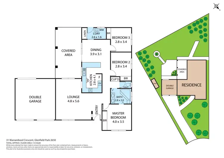 Floorplan of Homely house listing, 31 Warrambool Crescent, Glenfield Park NSW 2650