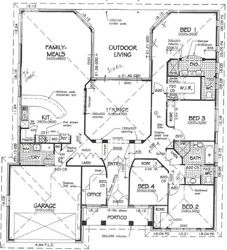 Floorplan of Homely house listing, 78 Beauly Drive, Top Camp QLD 4350