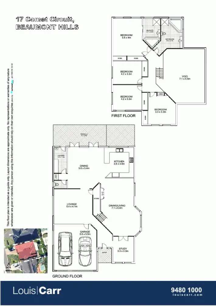 Floorplan of Homely house listing, 17 Comet Circuit, Beaumont Hills NSW 2155