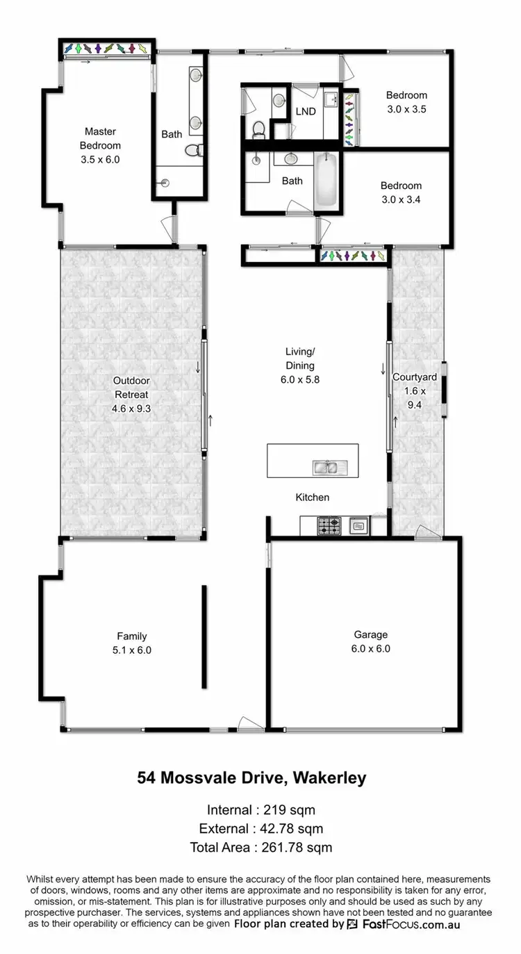 Floorplan of Homely house listing, 54 Mossvale Drive, Wakerley QLD 4154