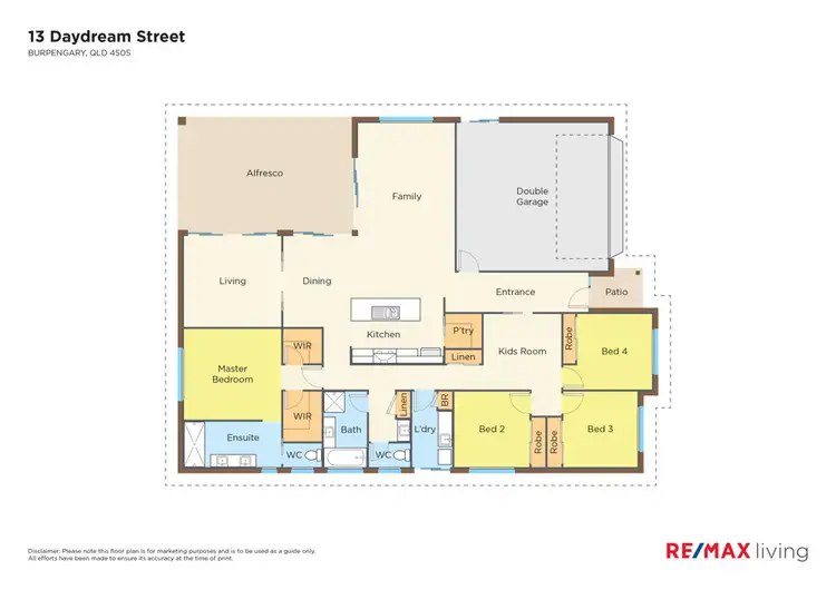 Floorplan of Homely house listing, 13 Daydream Street, Burpengary East QLD 4505