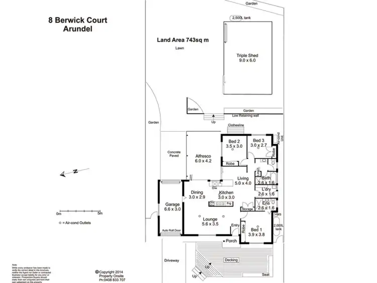 Floorplan of Homely house listing, 8 Berwick Court, Arundel QLD 4214
