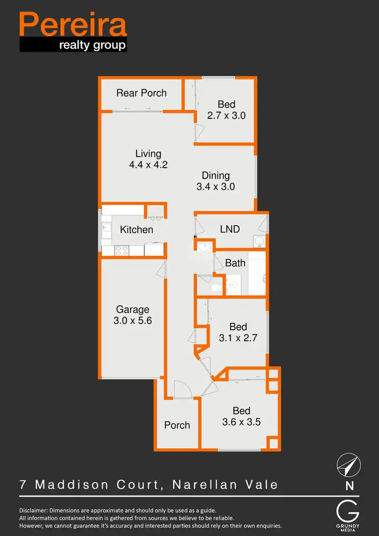 Floorplan of Homely house listing, 7 Maddison Court, Narellan Vale NSW 2567