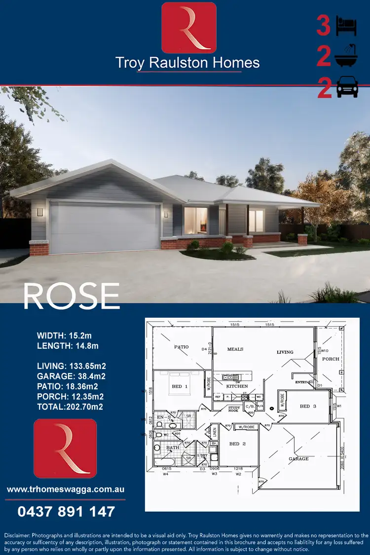 Floorplan of Homely land listing, TOWNHOUSE 9 Waratah Drive, Junee NSW 2663