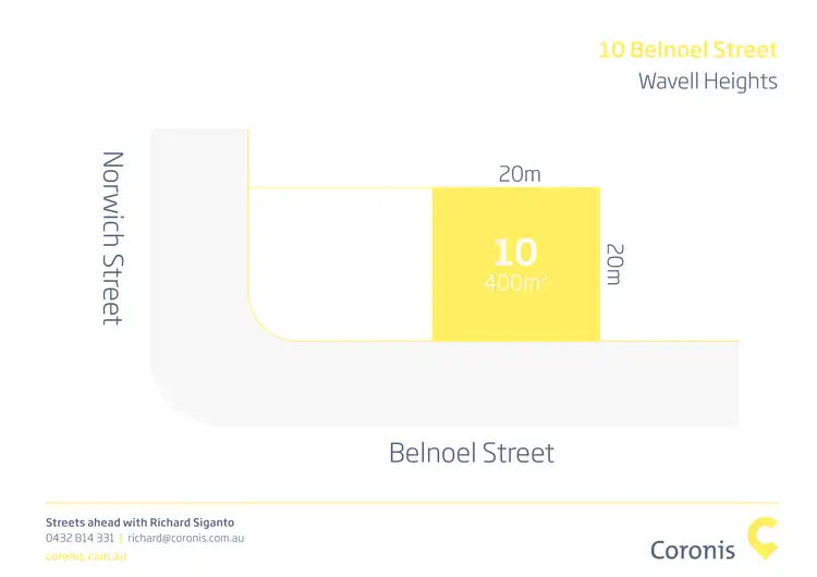 Floorplan of Homely land listing, 10 Belnoel Street, Wavell Heights QLD 4012