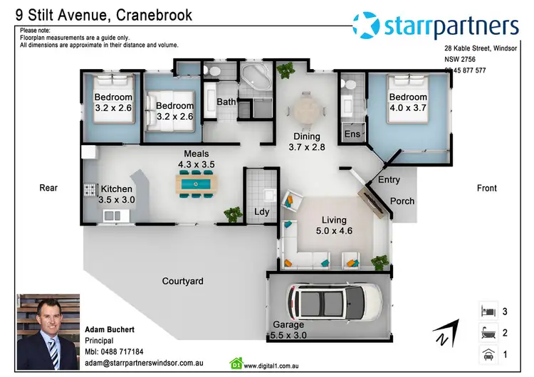 Floorplan of Homely house listing, 9 Stilt Avenue, Cranebrook NSW 2749