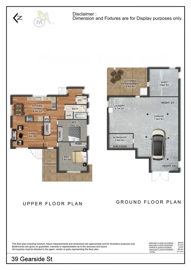 Floorplan of Homely house listing, 39 Gearside Street, Everton Park QLD 4053