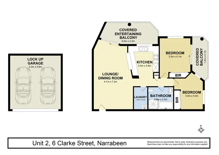 Floorplan of Homely house listing, 2/2-6 Clarke Street, Narrabeen NSW 2101