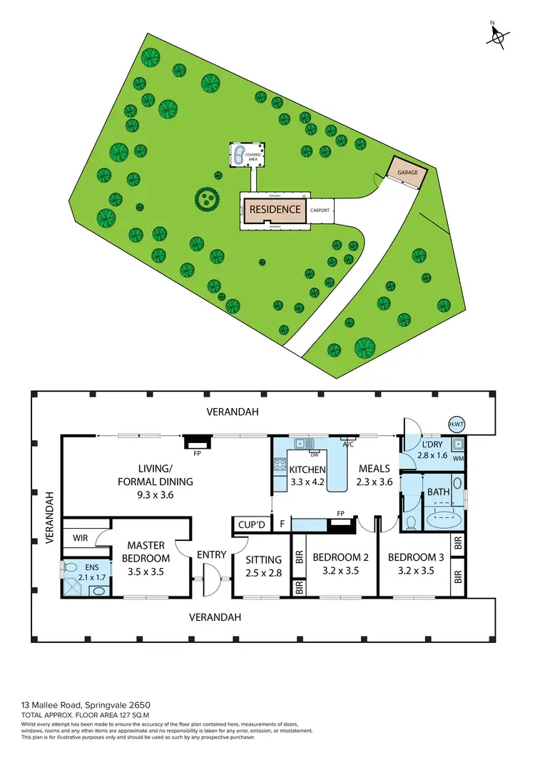 Floorplan of Homely house listing, 13 Mallee Road, Springvale NSW 2650