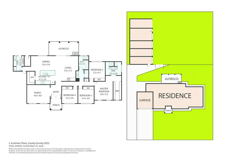 Floorplan of Homely house listing, 2 Justinian Place, Gumly Gumly NSW 2652