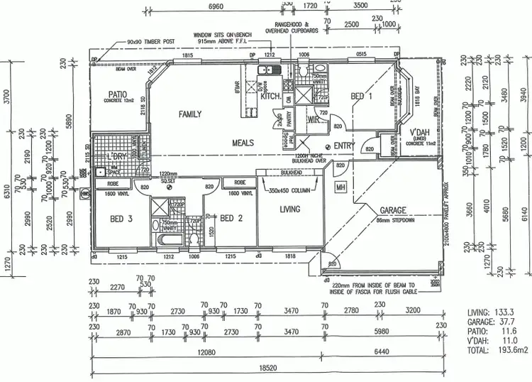 Floorplan of Homely house listing, 81 Coral Street, Corindi Beach NSW 2456