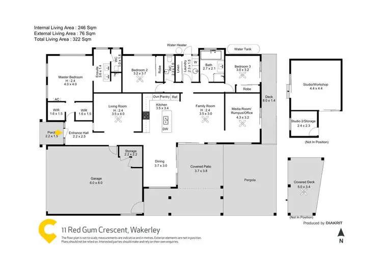 Floorplan of Homely house listing, 11 Red Gum Crescent, Wakerley QLD 4154