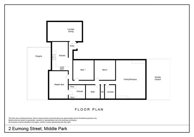 Floorplan of Homely house listing, 2 Eumong Street, Middle Park QLD 4074
