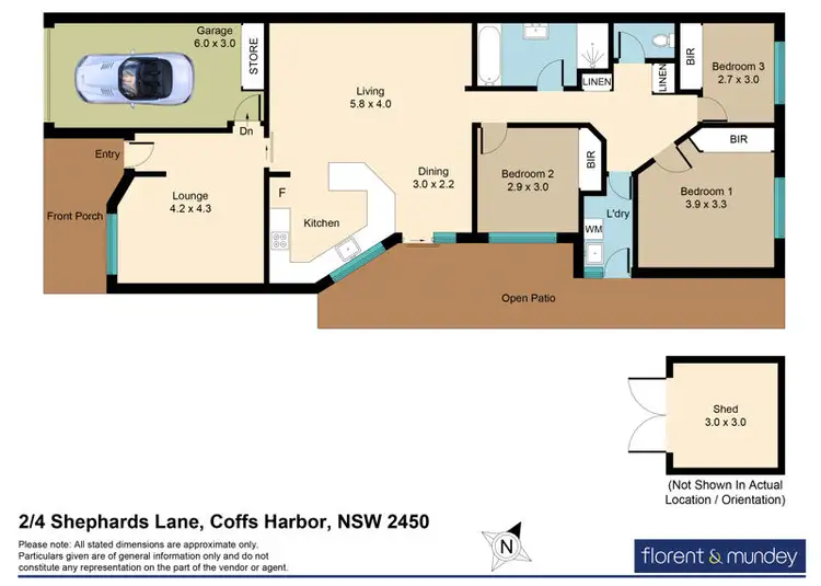 Floorplan of Homely house listing, 2/4 Shephards Ln, Coffs Harbour NSW 2450