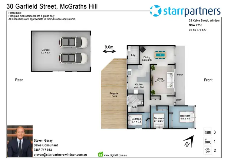 Floorplan of Homely house listing, 30 Garfield Street, Mcgraths Hill NSW 2756