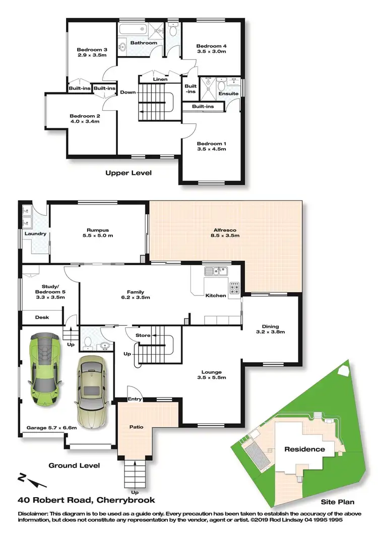 Floorplan of Homely house listing, 40 Robert Road, Cherrybrook NSW 2126