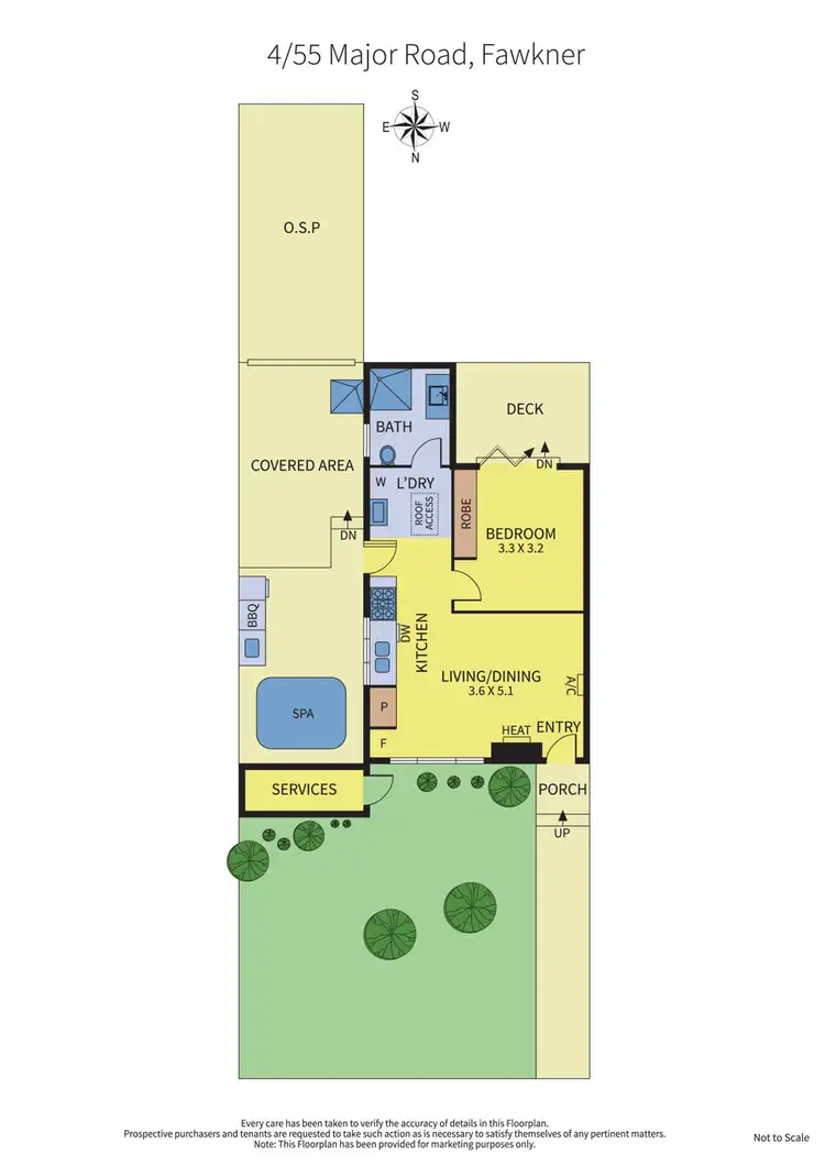 Floorplan of Homely unit listing, 4/55 Major Road, Fawkner VIC 3060