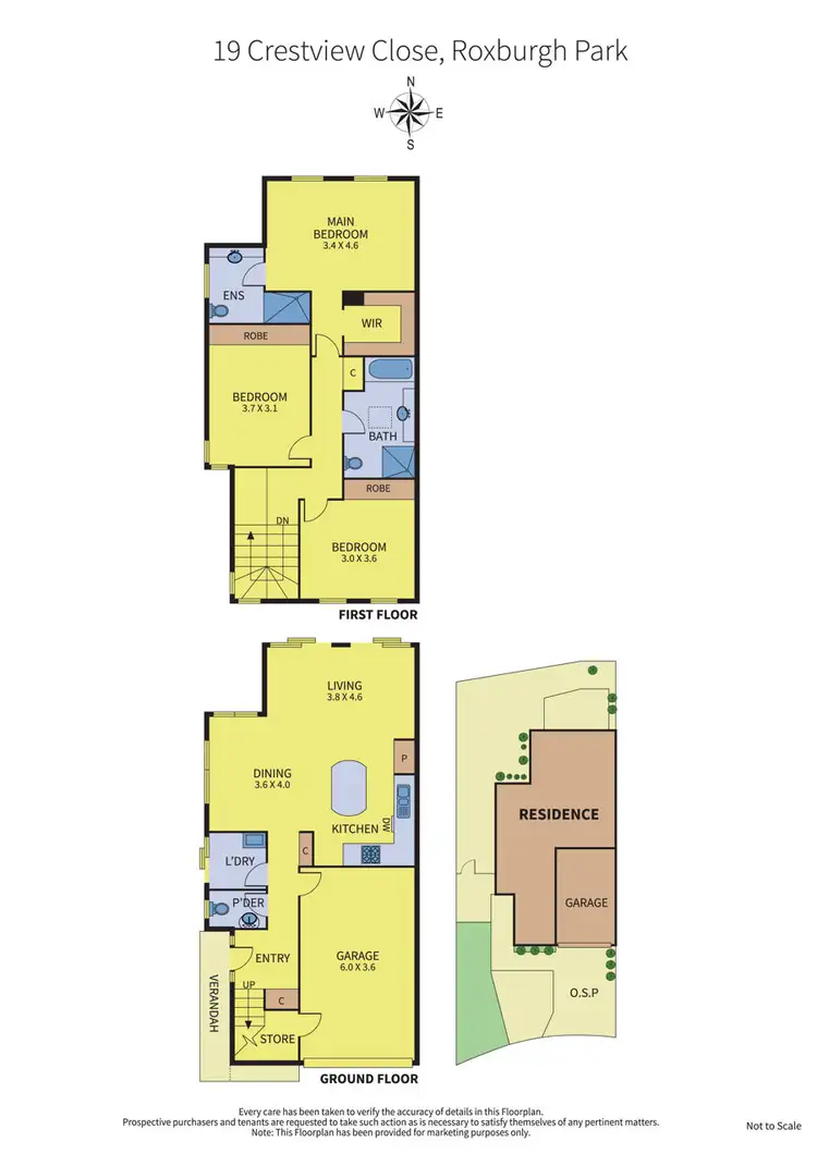 Floorplan of Homely house listing, 19 Crestview Close, Roxburgh Park VIC 3064