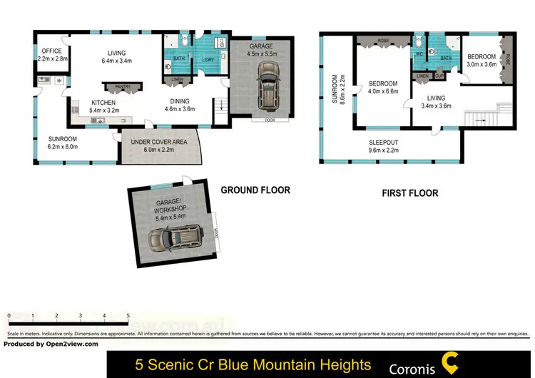 Floorplan of Homely house listing, 5 Scenic Crescent, Blue Mountain Heights QLD 4350