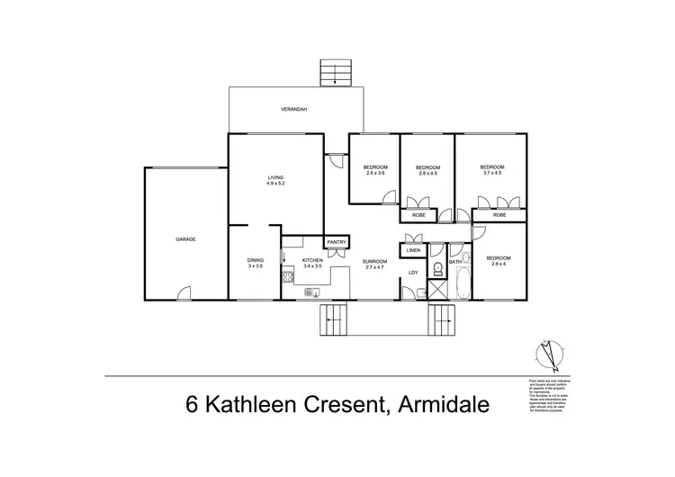 Floorplan of Homely house listing, 6 Kathleen Crescent, Armidale NSW 2350