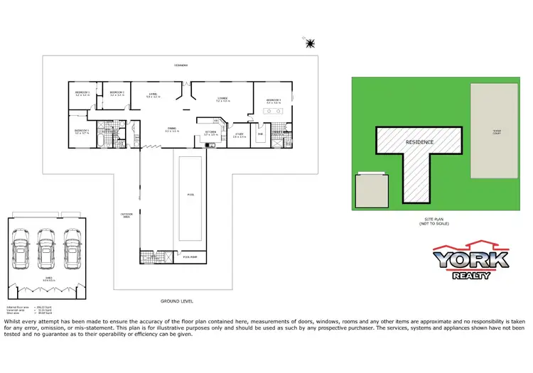 Floorplan of Homely house listing, 1 Berghofer Drive, Highfields QLD 4352