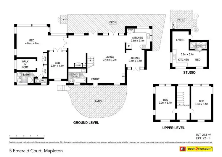 Floorplan of Homely house listing, 5 Emerald Court, Mapleton QLD 4560