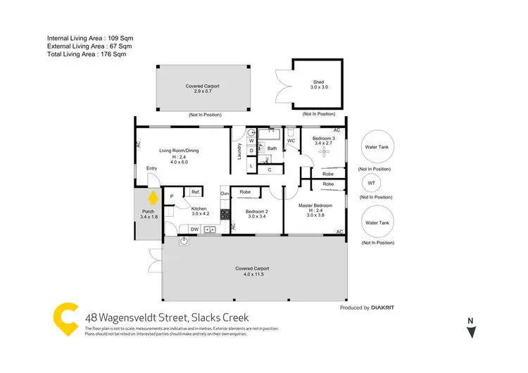 Floorplan of Homely house listing, z48 Wagensveldt Street, Slacks Creek QLD 4127