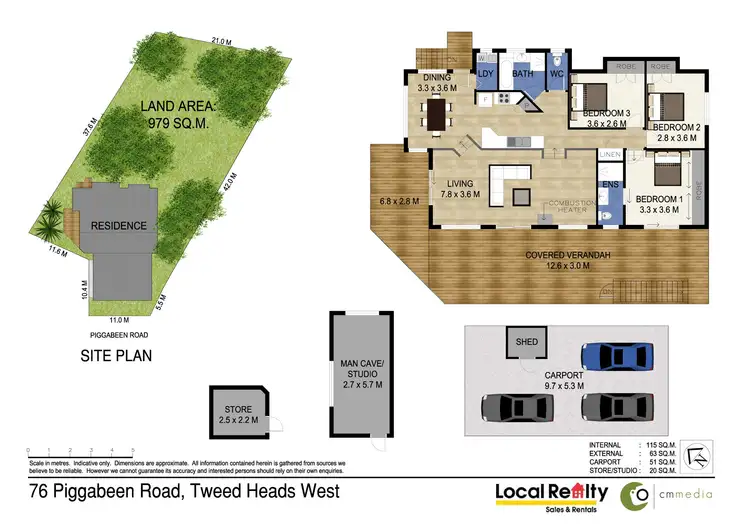 Floorplan of Homely house listing, 76 Piggabeen Road, Tweed Heads West NSW 2485