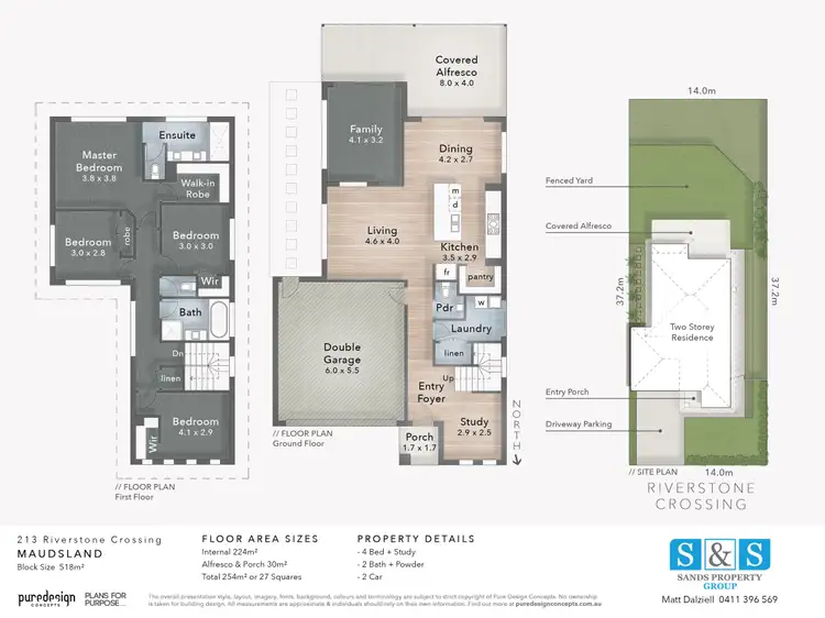 Floorplan of Homely house listing, 213 Riverstone Crossing, Maudsland QLD 4210