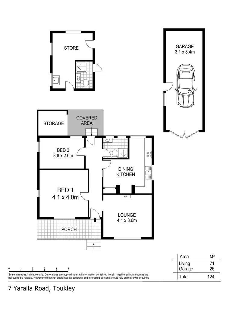 Floorplan of Homely house listing, 7 Yaralla Road, Toukley NSW 2263