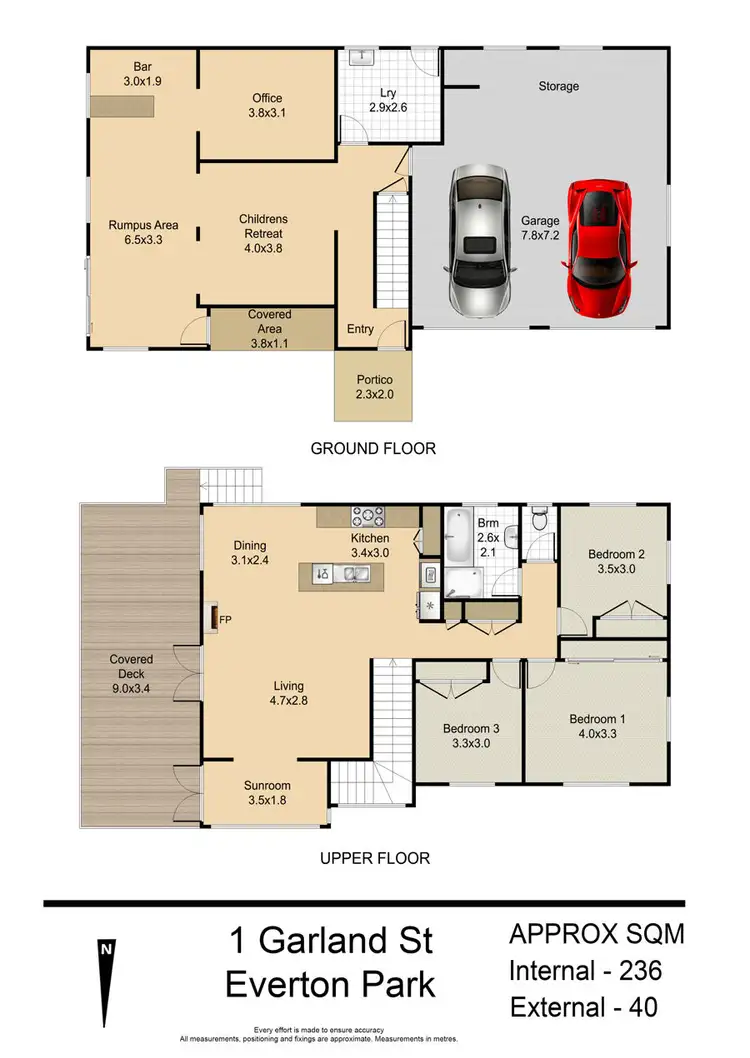 Floorplan of Homely house listing, 1 Garland Street, Everton Park QLD 4053