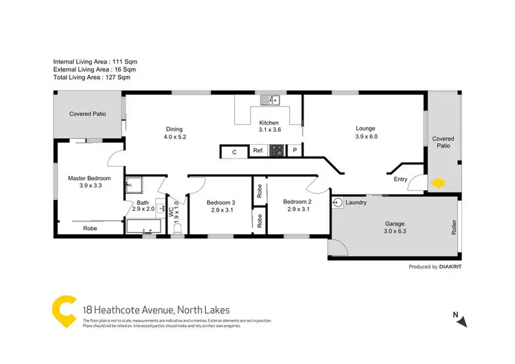 Floorplan of Homely house listing, 18 Heathcote Avenue, North Lakes QLD 4509