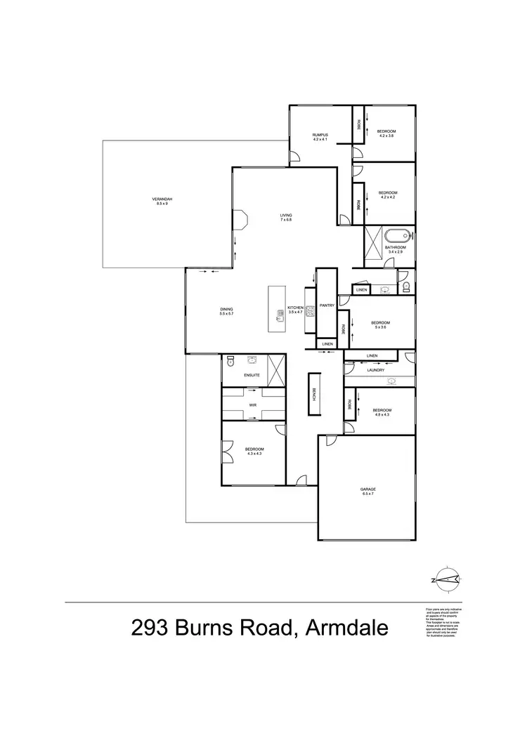 Floorplan of Homely house listing, 293 Burns Road, Armidale NSW 2350