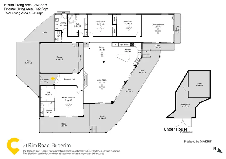 Floorplan of Homely house listing, 21 Rim Road, Buderim QLD 4556