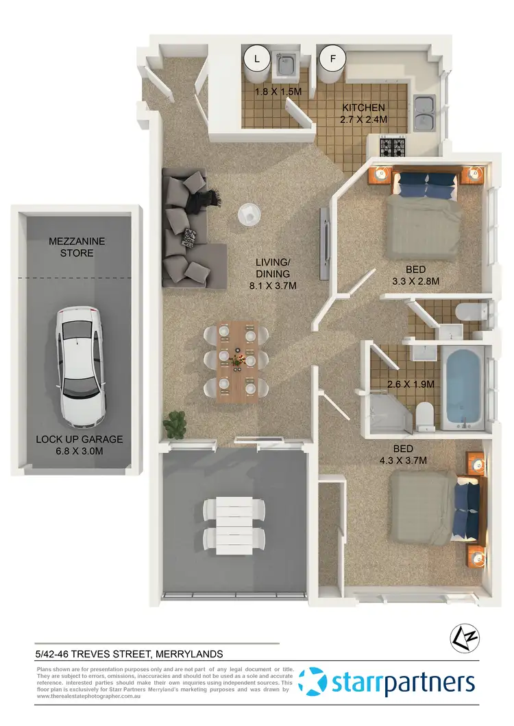 Floorplan of Homely unit listing, 5/42-46 Treves Street, Merrylands NSW 2160