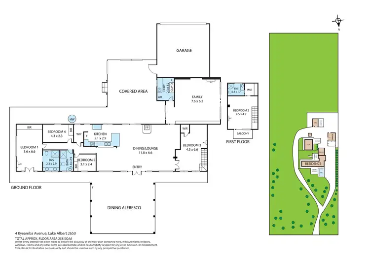 Floorplan of Homely house listing, 4 Kyeamba Avenue, Lake Albert NSW 2650