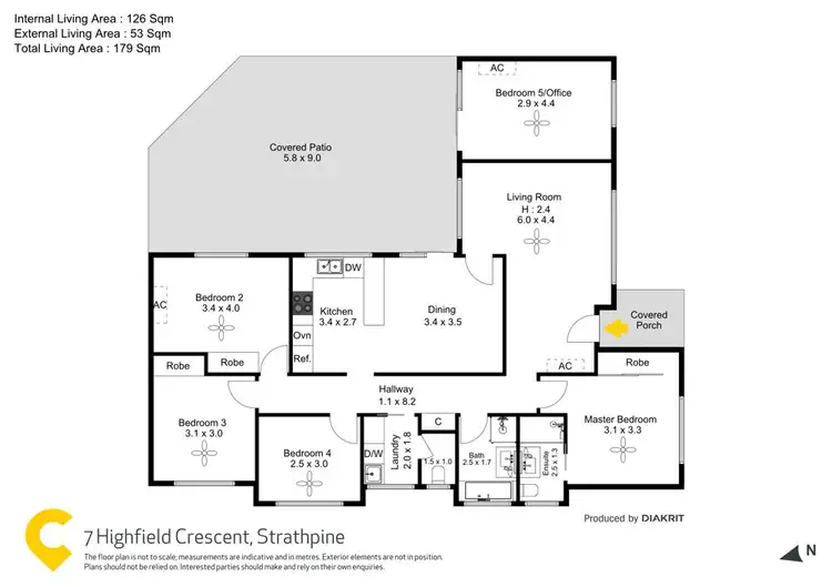 Floorplan of Homely house listing, 7 Highfield Crescent, Strathpine QLD 4500