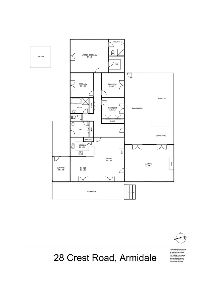 Floorplan of Homely house listing, 28 Crest Road, Armidale NSW 2350
