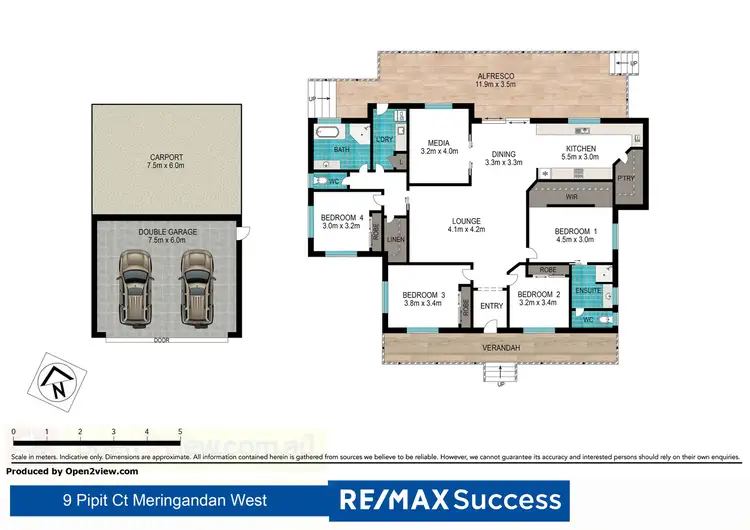 Floorplan of Homely house listing, 9 Pipit Court, Meringandan West QLD 4352