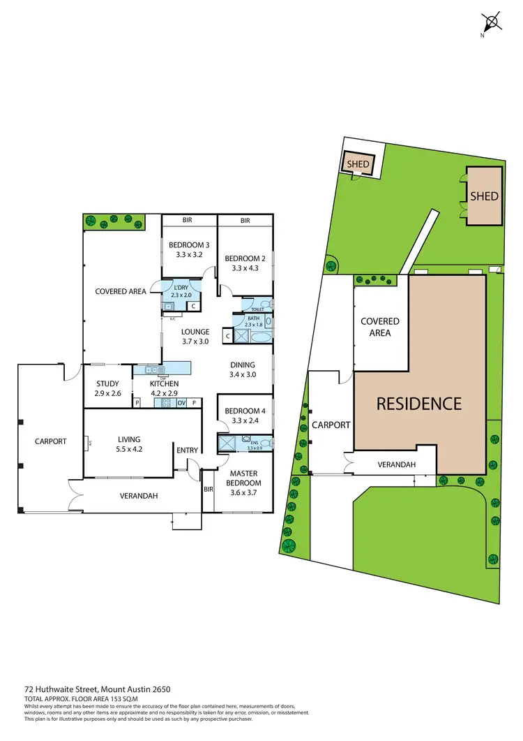 Floorplan of Homely house listing, 72 Huthwaite Street, Mount Austin NSW 2650