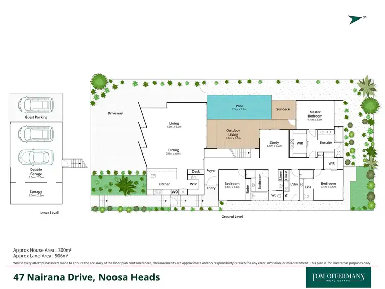 Floorplan of Homely house listing, 47 Nairana Rest, Noosa Heads QLD 4567