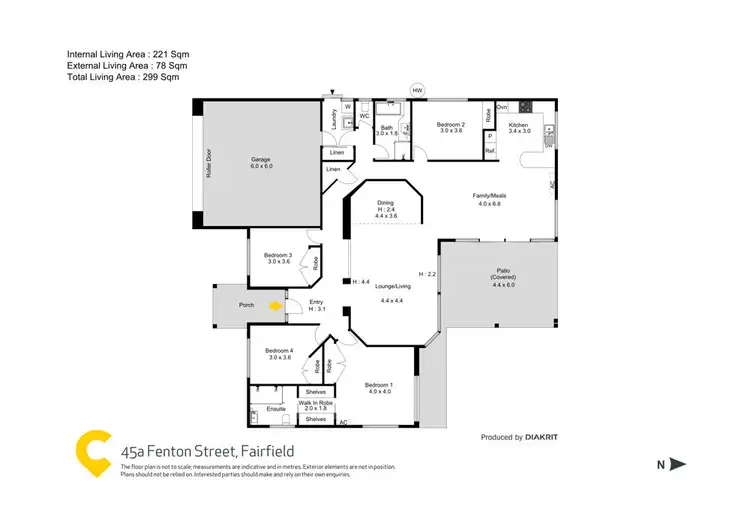 Floorplan of Homely house listing, 45A Fenton Street, Fairfield QLD 4103