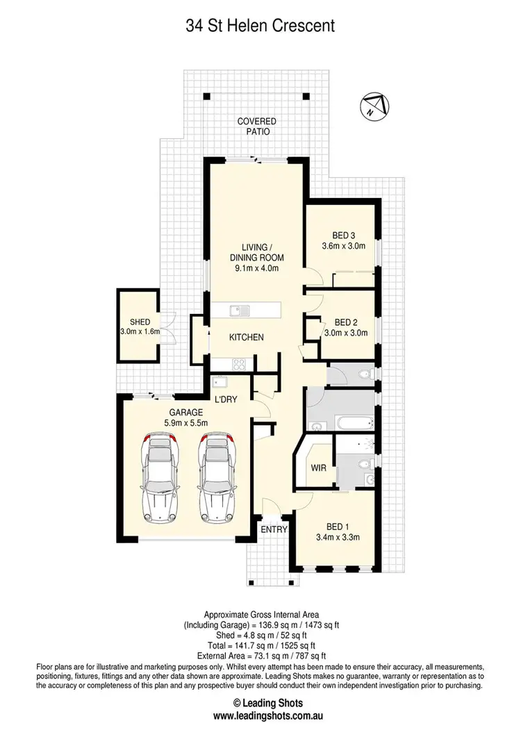 Floorplan of Homely house listing, 34 St Helen Cres, Warner QLD 4500