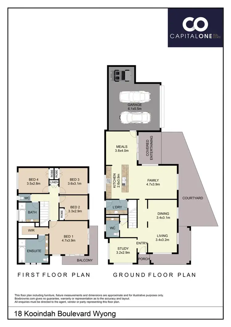 Floorplan of Homely house listing, 18 Kooindah Boulevard, Wyong NSW 2259