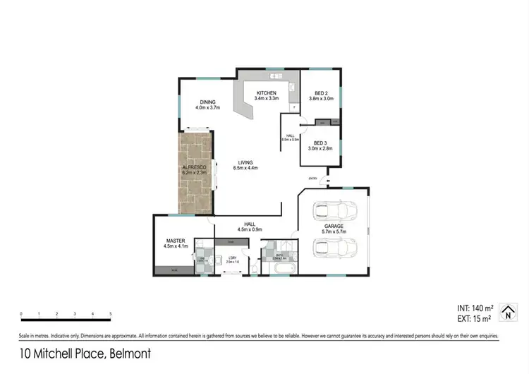 Floorplan of Homely house listing, 10 Mitchell Place, Belmont QLD 4153