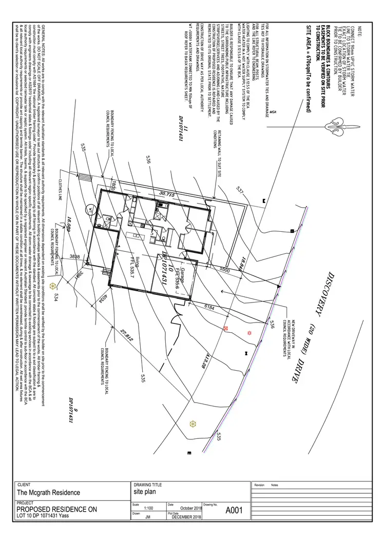 Floorplan of Homely land listing, 14 Discovery Drive, Yass NSW 2582