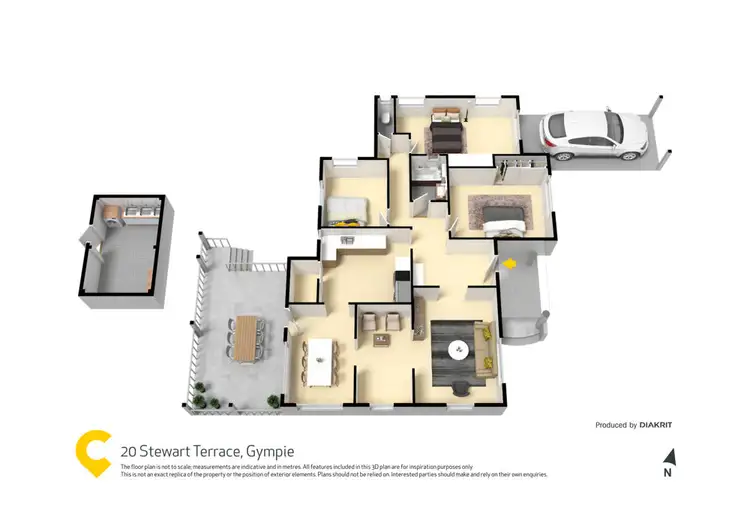 Floorplan of Homely house listing, 20 Stewart Terrace, Gympie QLD 4570