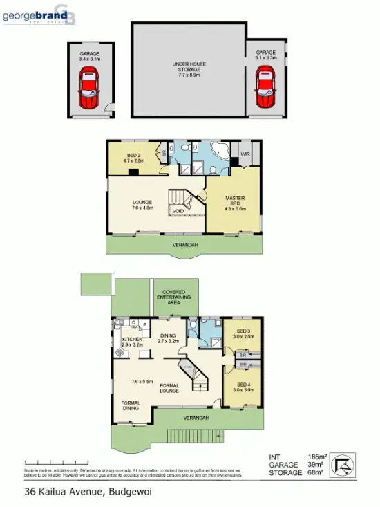 Floorplan of Homely house listing, 36 Kailua Avenue, Budgewoi NSW 2262