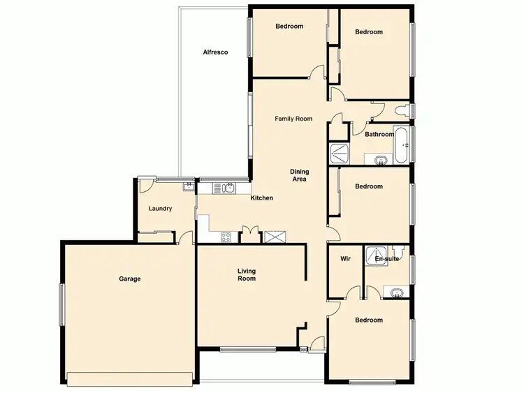 Floorplan of Homely house listing, 11 Carob Court, Caboolture South QLD 4510