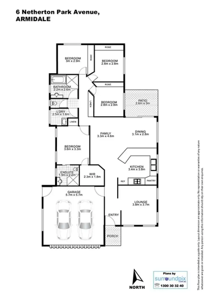 Floorplan of Homely house listing, 6 Netherton Park Avenue, Armidale NSW 2350